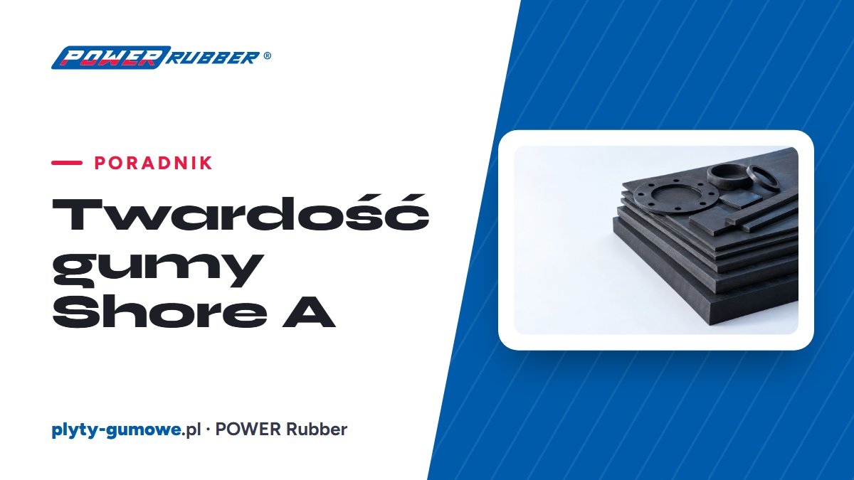 Płyty gumowe techniczne o różnej twardości ułożone w stosie — POWER Rubber