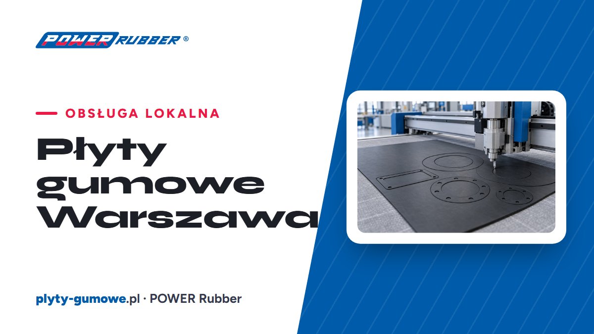 Ploter CNC wycinający uszczelki z płyty gumowej — POWER Rubber